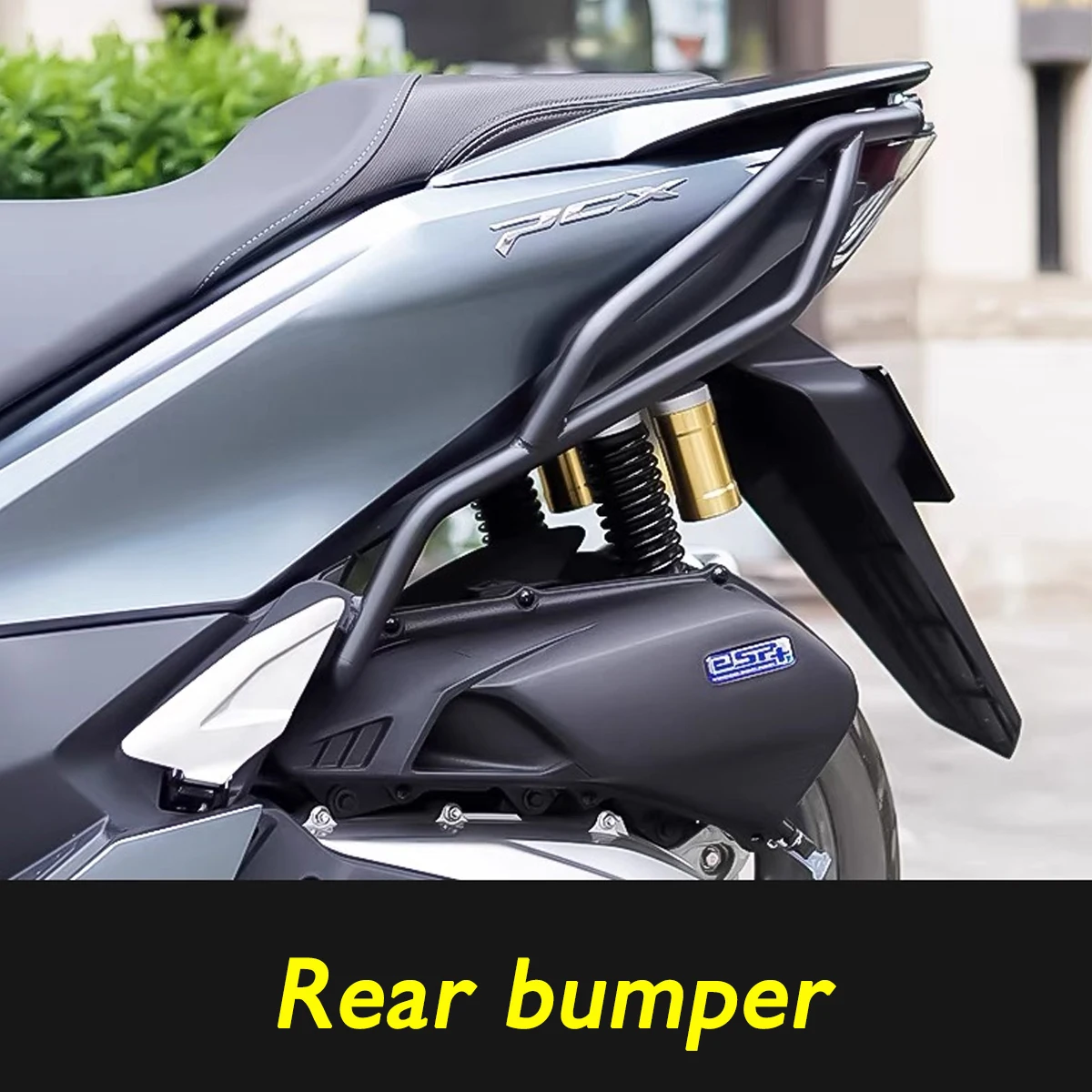 

Motorcycle bumper collision fall protection surround bumper front rear protection exhaust hood Fit For HONDA PCX160 2025 160 PCX
