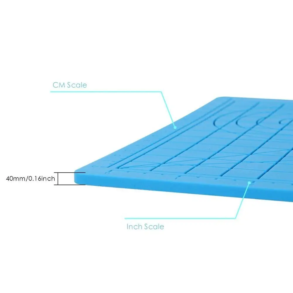 قلم طباعة ثلاثي الأبعاد بتصميم سيليكون مع 2 واقيات للأصابع أدوات رسم لوحة سيليكون أدوات رسم للأطفال والكبار #2