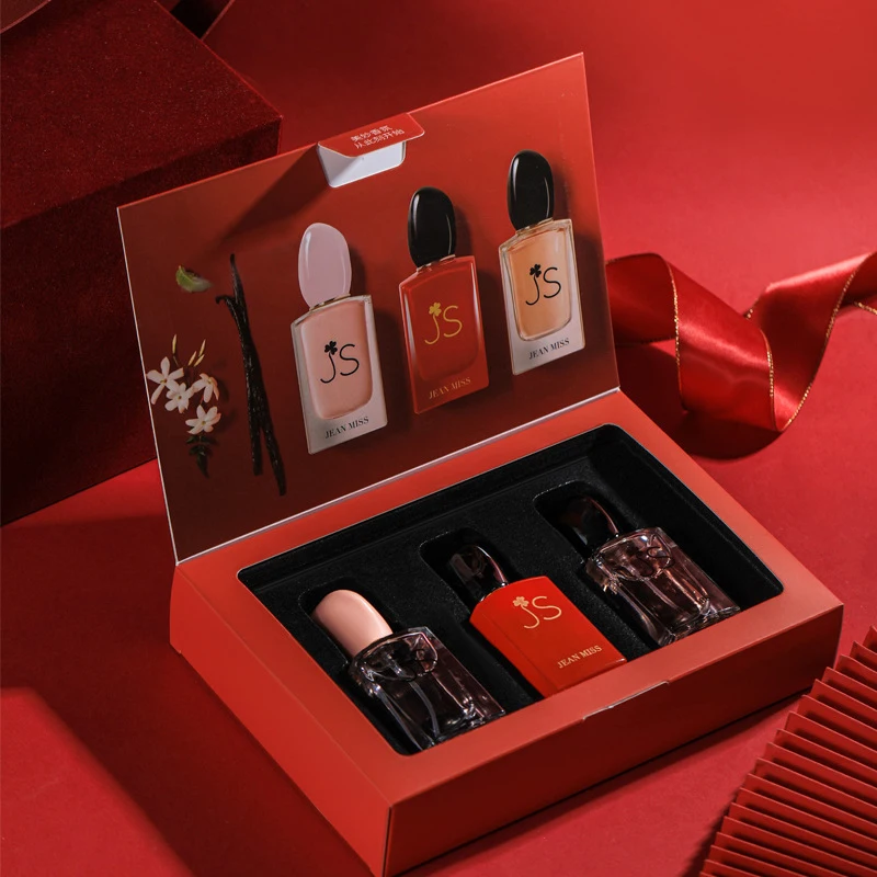 Valentine's Day Gift Box Perfume Women Rose Floral Scent Light Fragrance Fresh Clean Body Mist Lady Long-Lasting Eau De Toilette