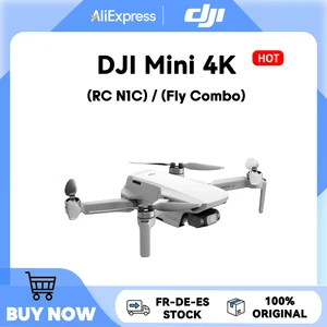 DJI MINI 4K Drone Camera 249G Estabilización de videos de 3 ejes de 3 km Resistencia de retorno de video Auto Batería original 10 mejores drones de ventas 3 km - №4