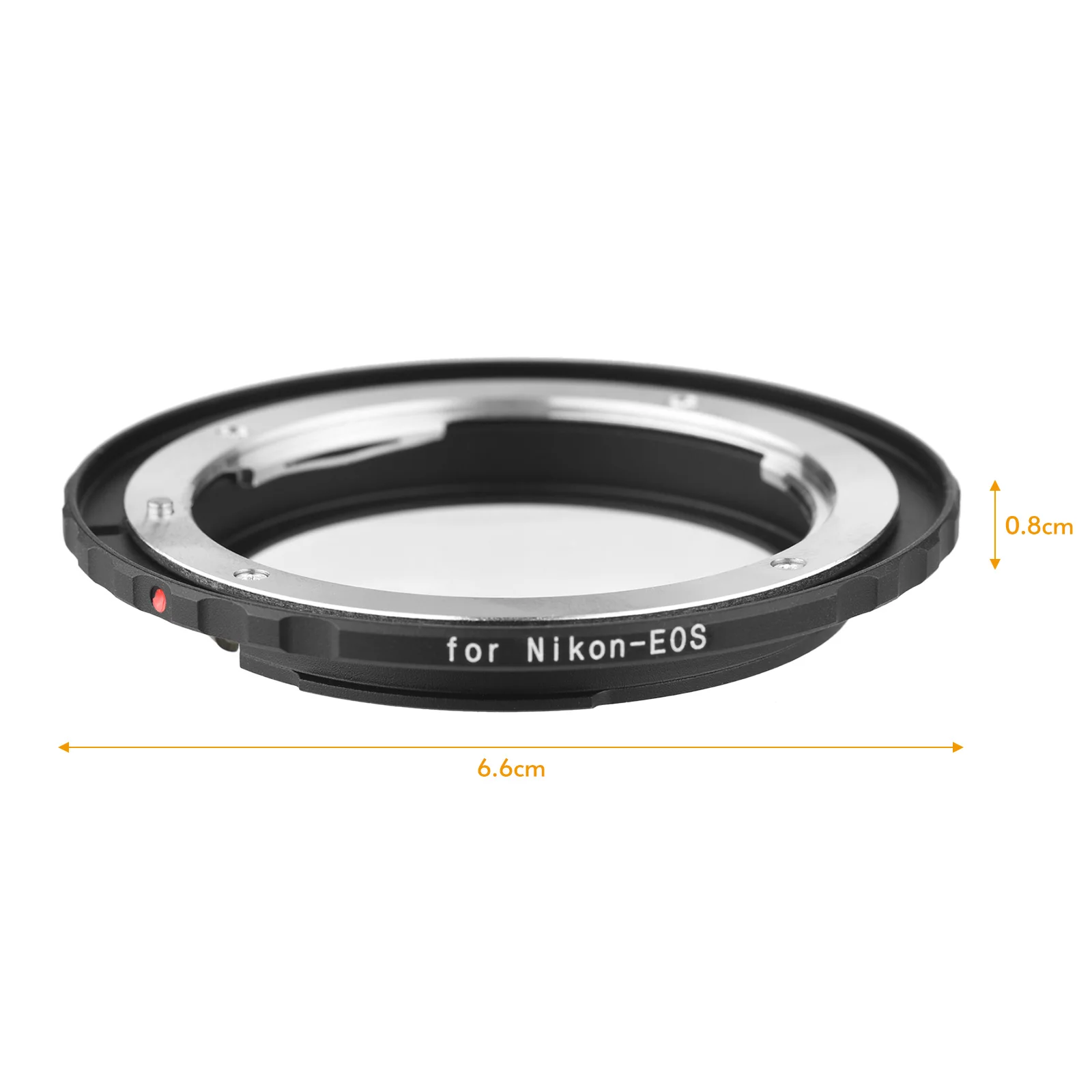 Andoer Nikon-EOS Camera Lens Adapter with Infinity Focus for Nikon F/AF AI AI-S Camera Lens to Canon EOS EF/EF-S Mount Cameras