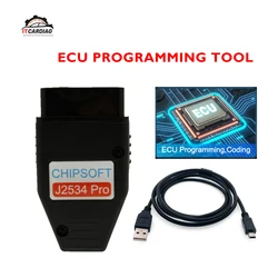 Chipsoft J2534 Pro Adapter VCI Diagnostic Tool ECU Chip Tunting Tool Come With ChipLoader 1.97.7 Update Version of MID and Lite