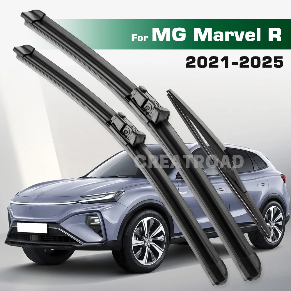 

GREATROAD Wiper Set For MG Marvel R 2021-2025 Front & Rear Wiper Blades Windshield Windscreen Window Brushes