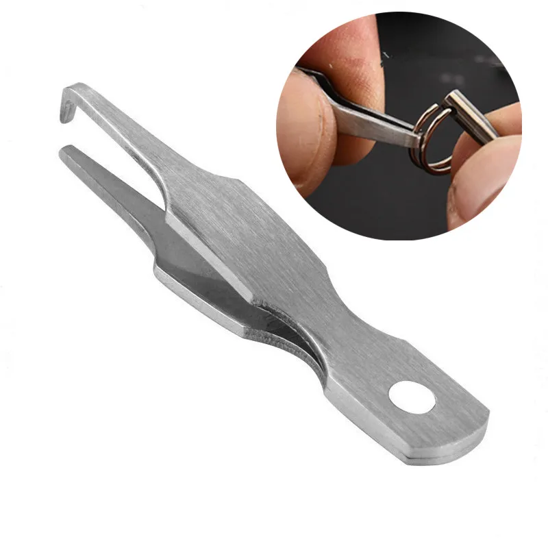 Ring Opening Mini Pliers Quick Split Rings Opener Tool Fishing Line Tweezers