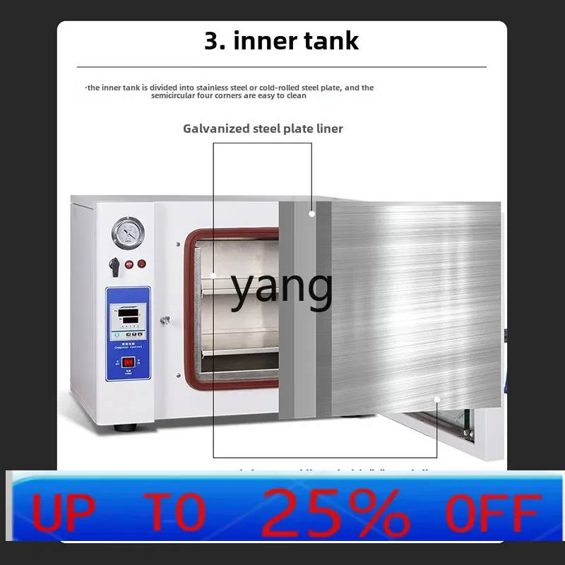 CX Electric vacuum oven for constant temperature powder drying in laboratory