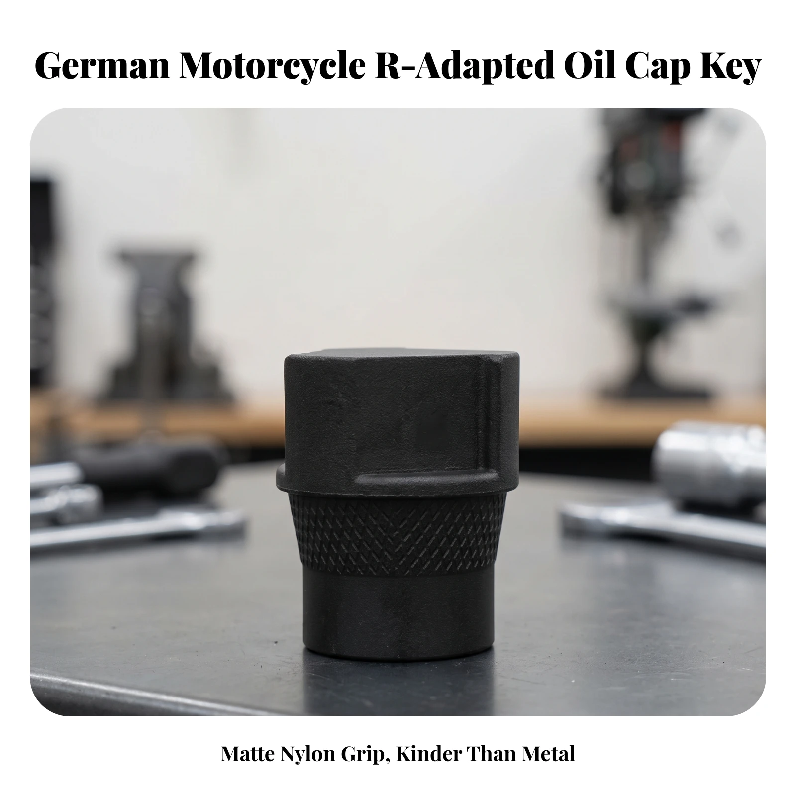 Oil Filler Cap Wrench Simple Oil Cap Removal Wrench Compact Knurled for Motorcycle Riders, Garage, Workshop