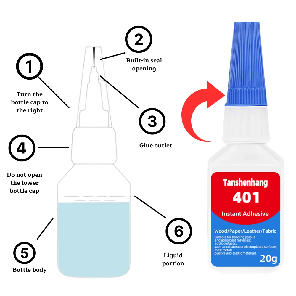 20g 401 498インスタント速乾接着剤 強力接着剤 耐熱接着剤 金属 プラスチック PVC対応 強力液体接着剤