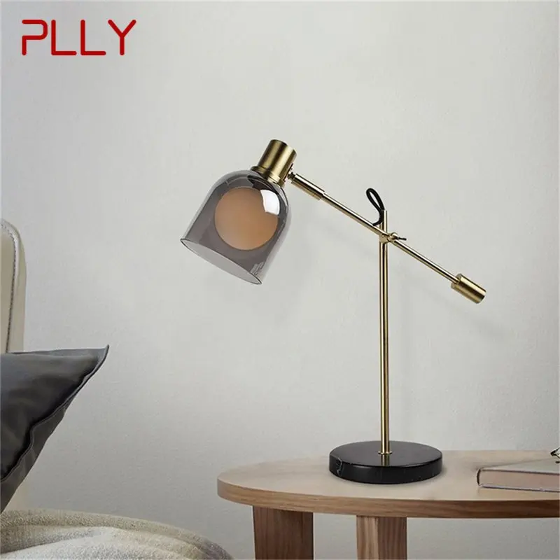 PLLY Nordic Simple Postmodern Art Table Lamp LED Desk Lighting for Home Study Bedroom Decoration