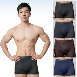 3pcs Men's Briefs Flat angle Underwear Men's Panties Breathable Large Size Male Underpant Snowflake Velvet Ice Silk Underwares