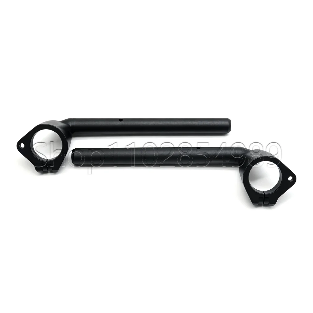 For Kawasaki Ninja 400 500 2018-2026 Ninja400 ABS Ninja500SE Motorcycle Black Left Right Handle Bar Clip-on Fork Tube Handlebars