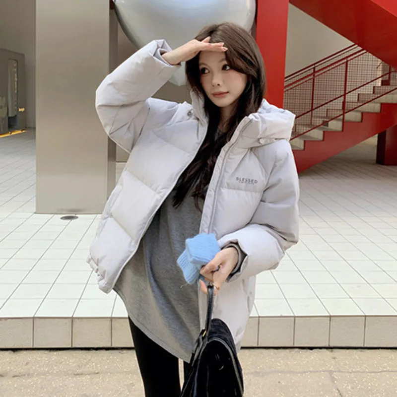 おしゃれなカジュアル厚手暖かいフード付きパーカー レディース パーカー 2025 冬新作 ダウンジャケット レディース 95%ダックダウン レディース ダウンジャケット H736