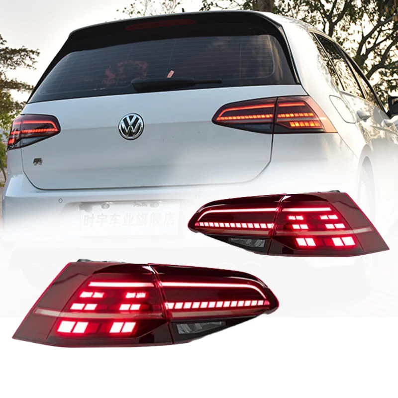 For Volkswagen Golf 7 LED Tail Light 2013-2020 Golf 7.5 MK7 Tail Light Assembly DRL Animated Signal Light Brake Light Auto Parts