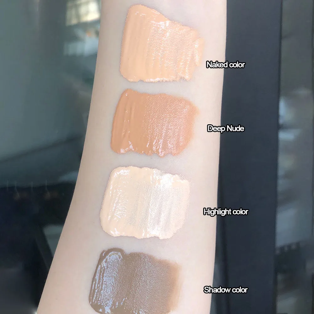 คอนซีลเลอร์ Repair Cream Professional Makeup Light และ Shadow Liquid Shading ปากกา High-gloss Nose Shadow Brightening Foundation