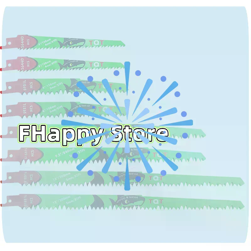 [MA]1Pcs Reciprocating Saw Blades 5-6Tpi Hcs Saber Blades For Cutting Wood Pvc For Power Tools DIY Tool[MA]