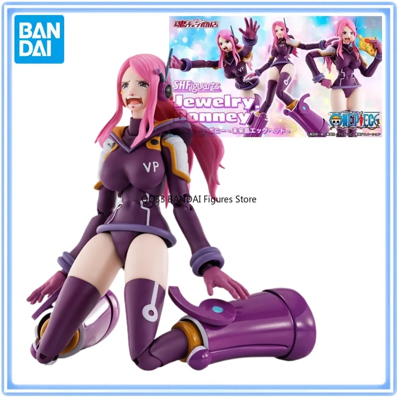 

Bandai S.H.Figuarts ONE PIECE Jewelry Bonney Future Island Egghead Anime Figure Action Model Collectable Toys
