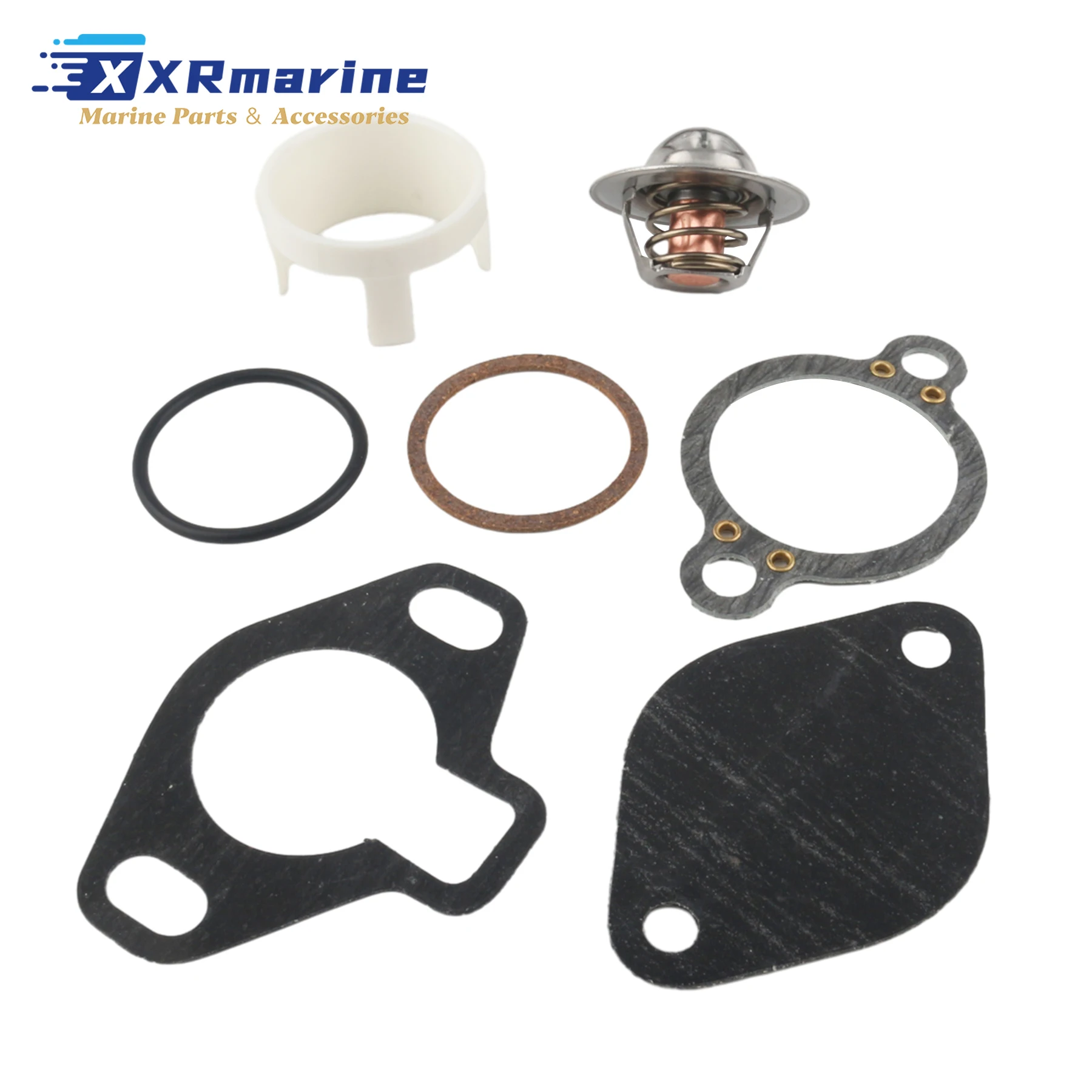 

Комплект термостатов 807252Q5, замена для MerCruiser с втулкой 160 ° 4.3L 5.0L 5.7L 7.4L 8.2L 1987 г. и новее, ABS и металл, 807252T8