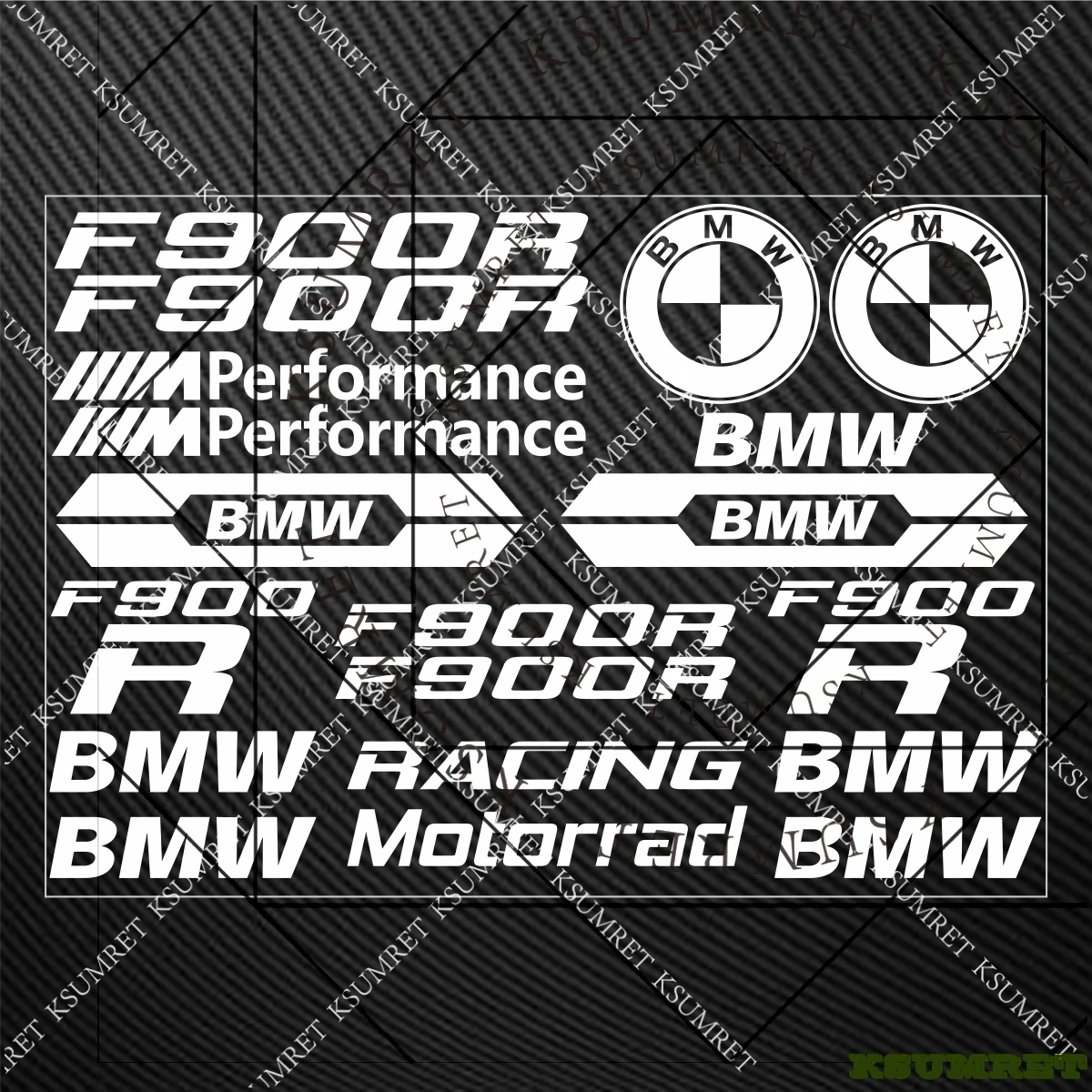 

For Bmw F900R Stickers Motorcycle Sticker F900r Logo Decal Tank Emblem