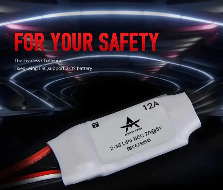 

T-MOTOR tmotor AT(Fixed Wing Series) ESC AT12A AT 20A 30A 40A 55A 75A 3S-6S speed controller for uav fix-wing multicopter drone