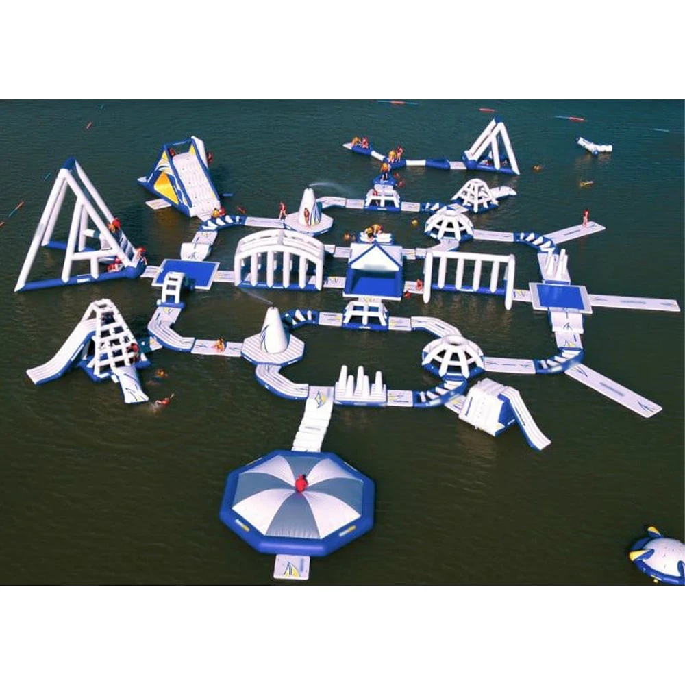 ！@THL Brand Inflatable PVC Water Obstacle Course Commercial Water Parks-Custom Capacity Airtight Design Sea Water Use Custom Col