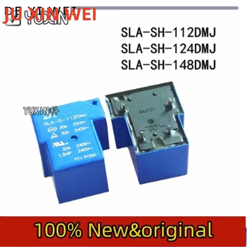 5PCS/LOT 100%Original or New Relay SLA-SH-112DMJ 12VDC SLA-S-124DMJ-24VDC SLA S 124DMJ 12V 24V 48V 4PIN 30A 250VAC