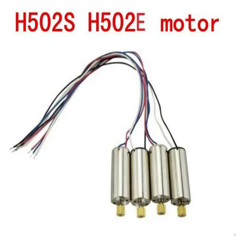 4PCS/Set Hubsan H502E H502S motor for Hubsan H502S H502E RC Quadcopter Spare Parts Accessories