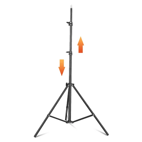 Imagen 2 del producto Soporte para proyector, trípode de viaje, soporte para altavoz, extensible, 110cm, 160cm, accesorios, cabezal de bola de montaje para ordenador portátil, cámara DSLR al aire libre