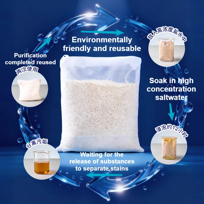 Aquarium Resin Advanced Cotton for Superior Water Purification Eliminates Yellow Water Bad Odor High-Efficiency Filtration Media view 5