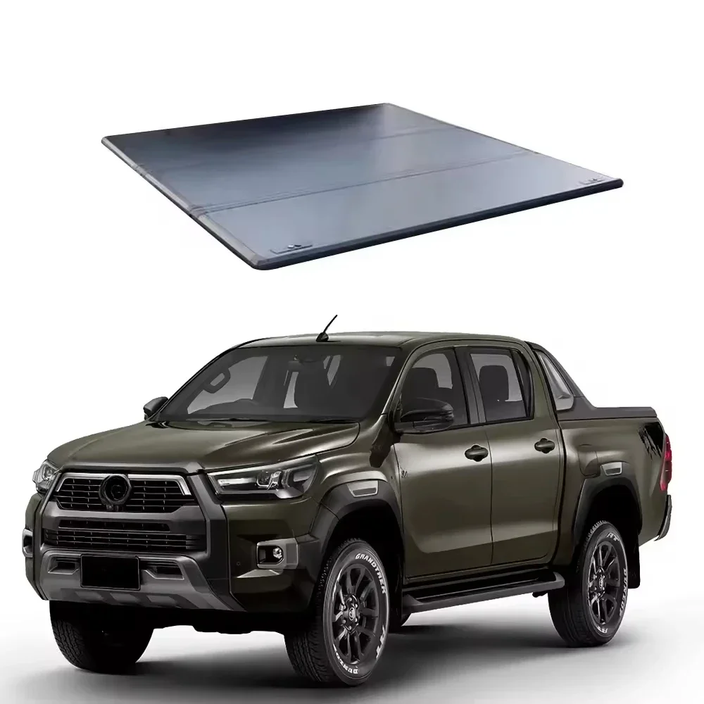 Soft Roll Up Truck Bed Cover Folding Tonneau Cover For Hilux rocco truck bed accessories