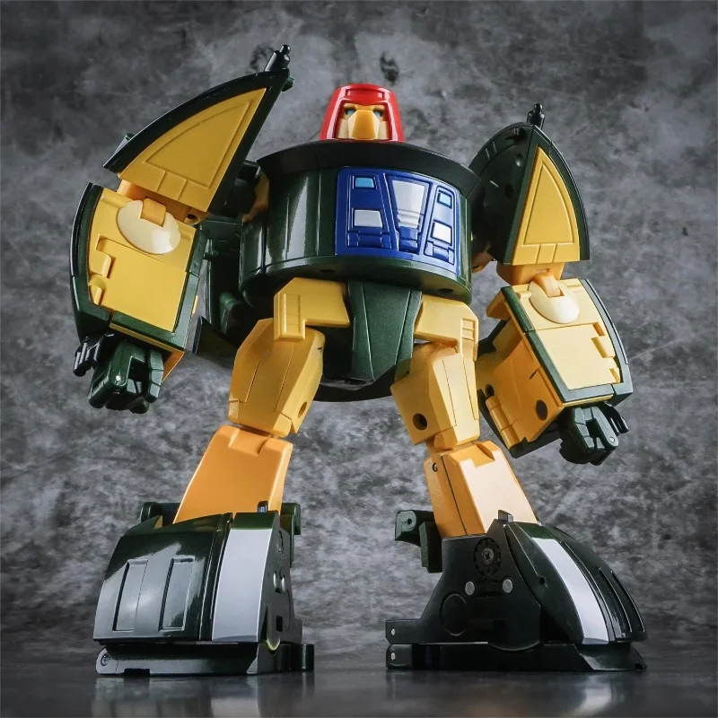 In Stock X-Transbot Transformation MM-9 + MM9 + Cosmic Green Metal G1 Action Figure Robot Toy Collection Gift