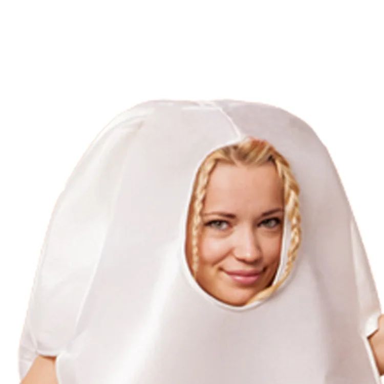 مضحك البيض تأثيري حلي لoween الكبار اللعب أداء الغذاء الملابس Accory حب الشباب إزالة الندبات Frely Made Simp Sui