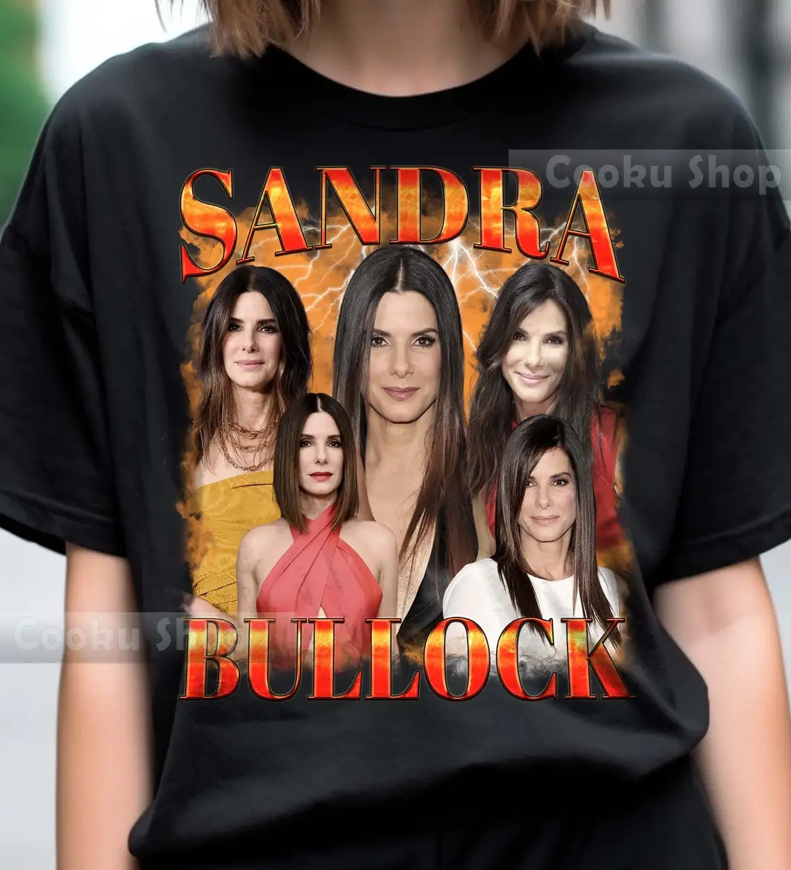 Retro Sandra Bullock TShirt  Sandra Bullock hoodie  Sandra Bullock sweatshirt  Sandra Bullock Rock Style Bootleg Tee