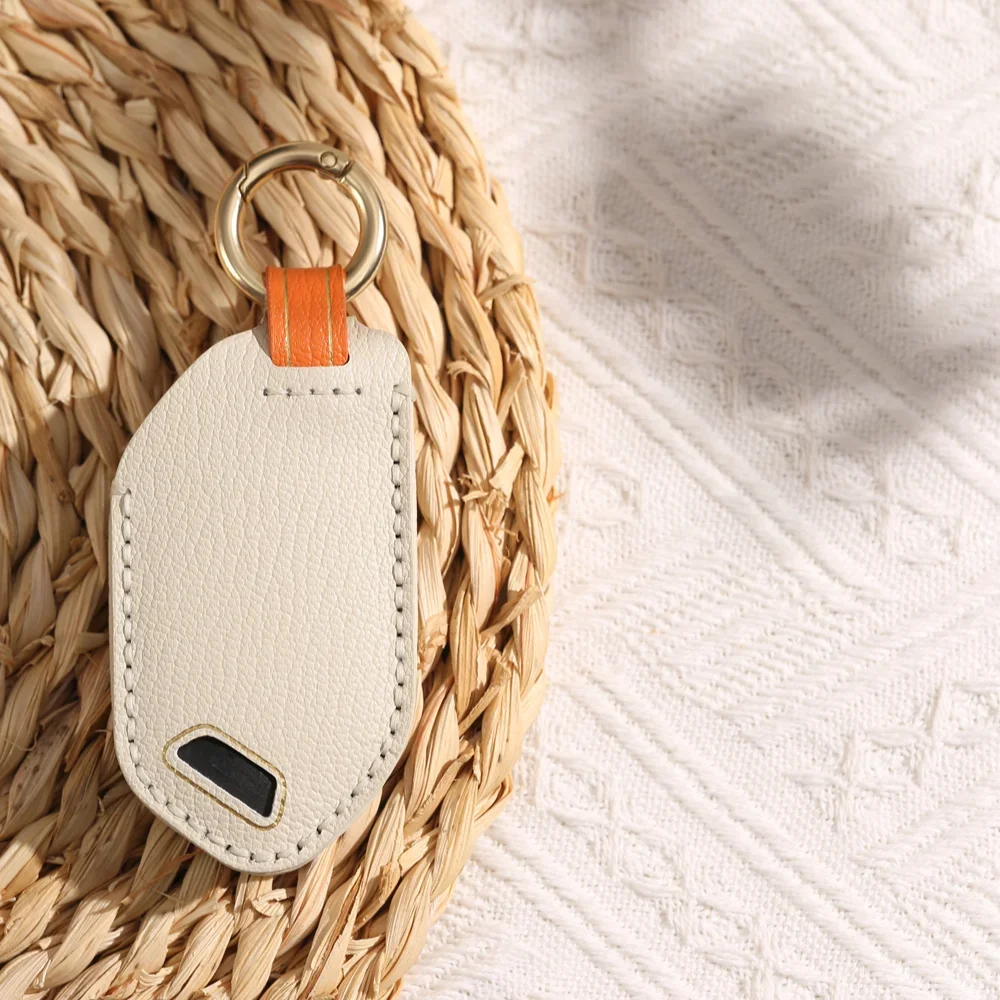 Leather Car Key Case Fob Cover for Kia Picanto Sorento MQ4 Carnival KA4 Morning K5 Carens EV9 Seltos 2024 2025 for Kia New Key