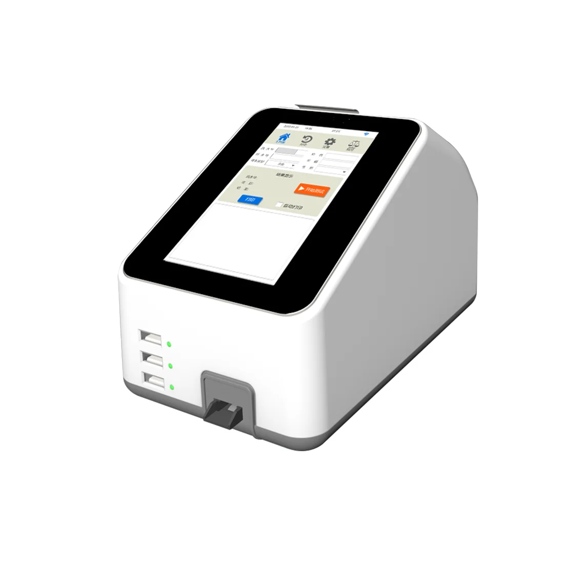 

PR501 Quality Price 7-inch touch screen Immunofluorescence analyzer HbA1c TSH FT3 FT4 PSA test kits