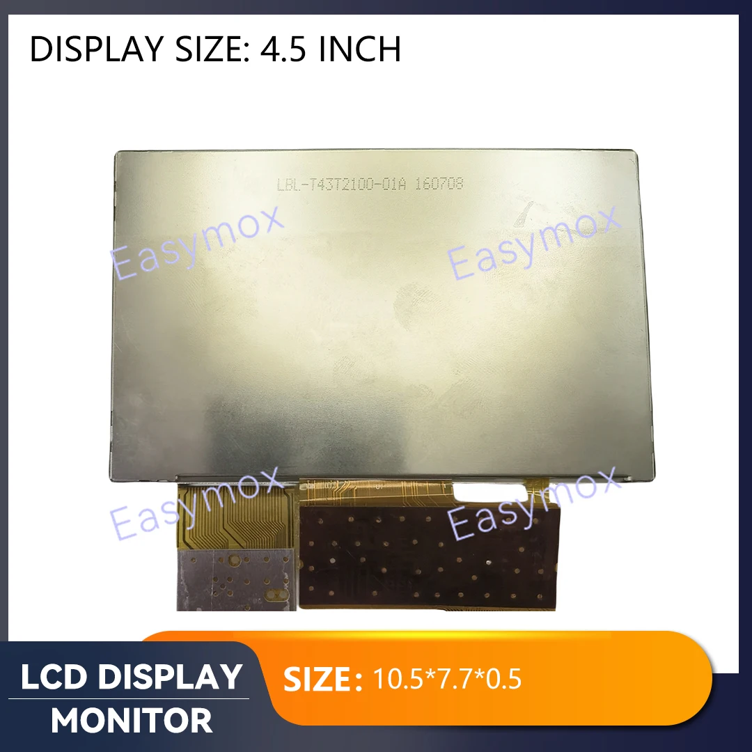 

4.5 Inch LCD Display Screen LBL-T43T2100-01A Motorcycle Dashboard Multimedia Monitors Universal Screen