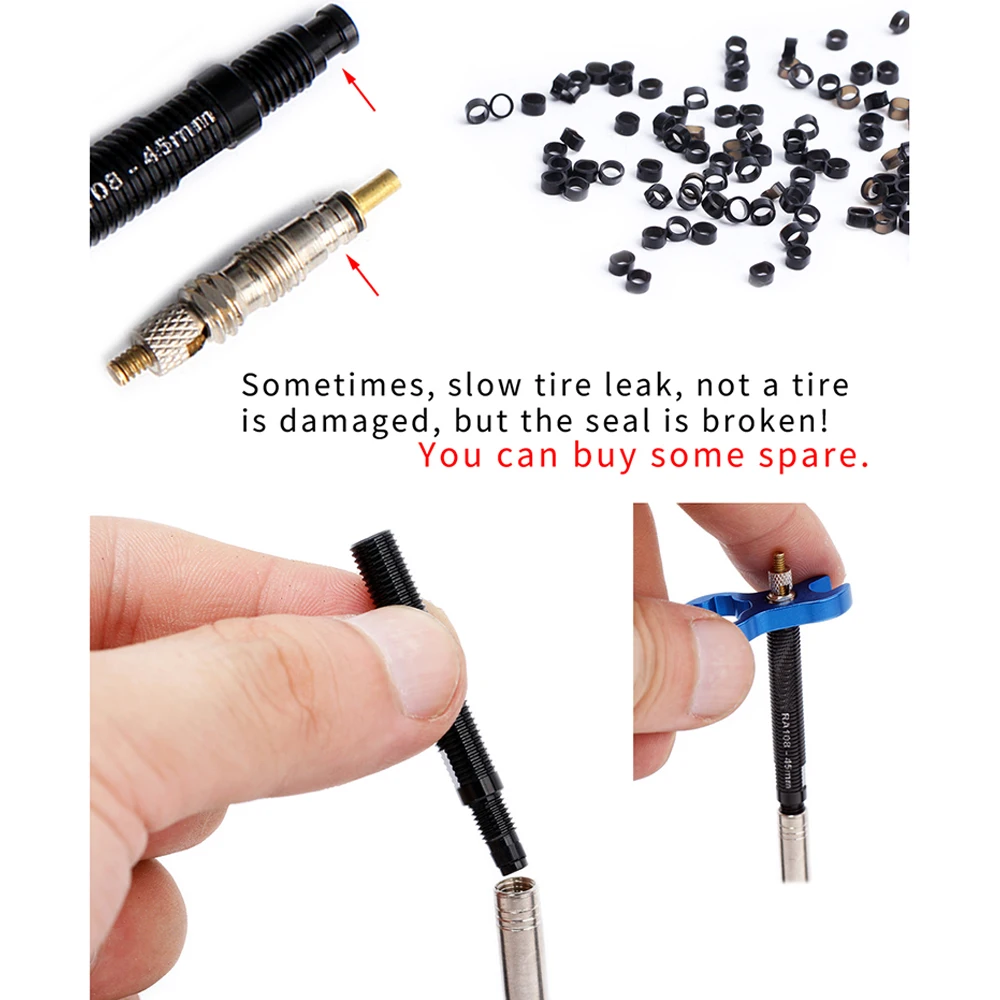 

Удлинитель клапана Presta из алюминиевого сплава 45 мм, съемный, интегрированный, для велосипедных камер и аксессуаров