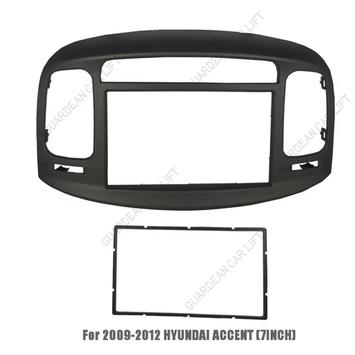 Imagen 2 del producto Radio con GPS para coche, reproductor estéreo con Android, MP5, 2 Din, Panel de unidad principal, instalación de marco de salpicadero, para HYUNDAI Accent 2009-2012(7 pulgadas)