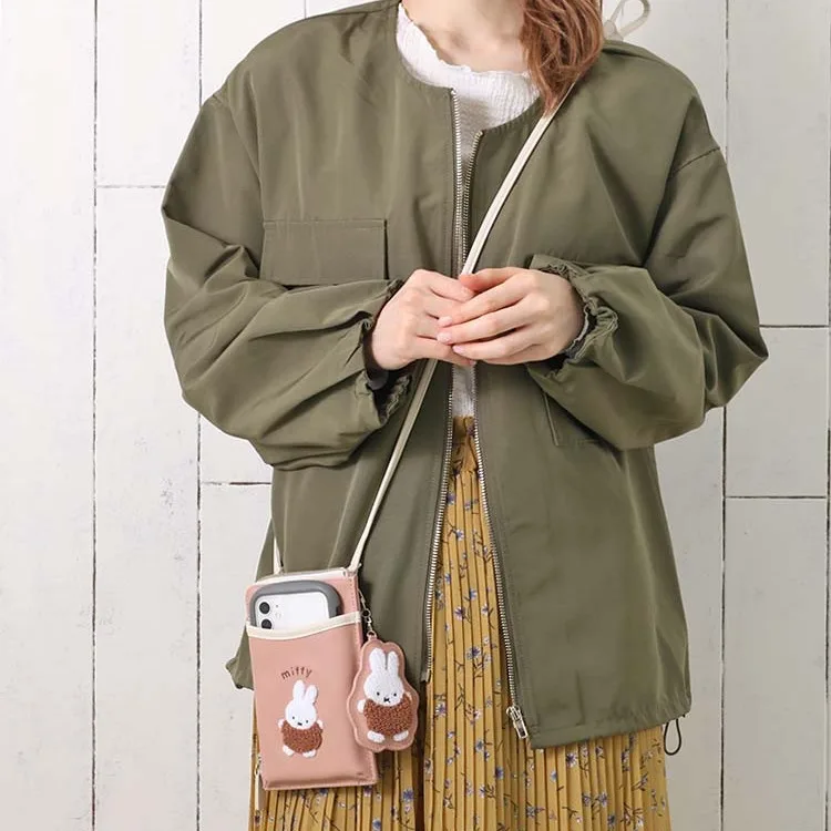 ميفي Kawaii المطرزة الجلود المفاتيح قلادة حقيبة الظهر قلادة بوريس دمى هدايا لفتاة