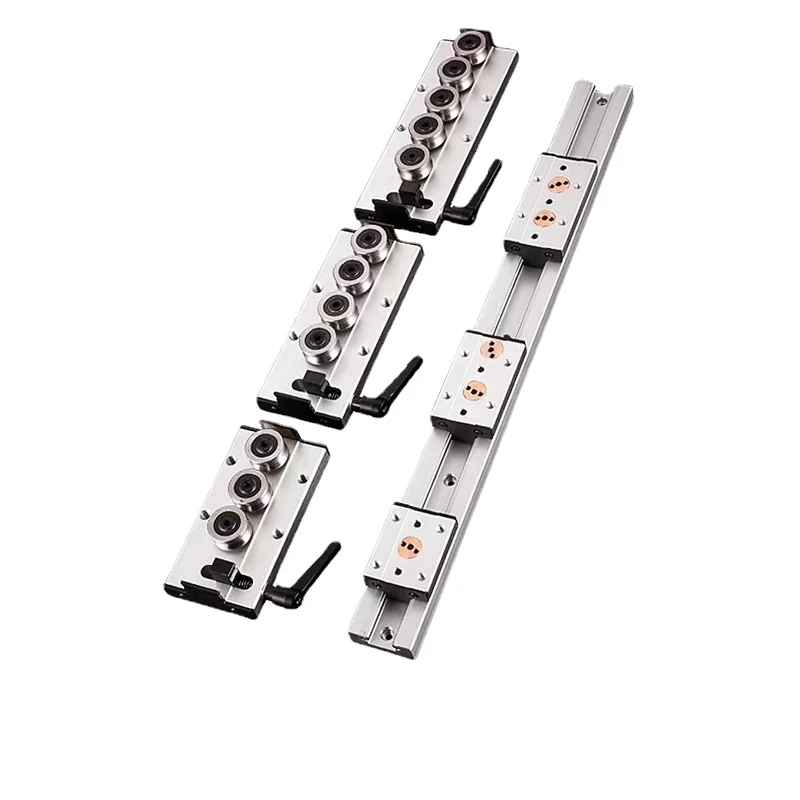 1pc Silver Built-in dual-axis linear guide 38mm SGR15N Roller slide 1 set: 1 SGB15N block and 1 SGR15N guide cnc Woodworking