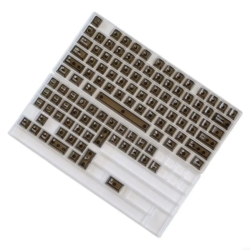 

462E Mechanical Keyboards KeyCaps 114Keys Full Transparents Original Height Keycap