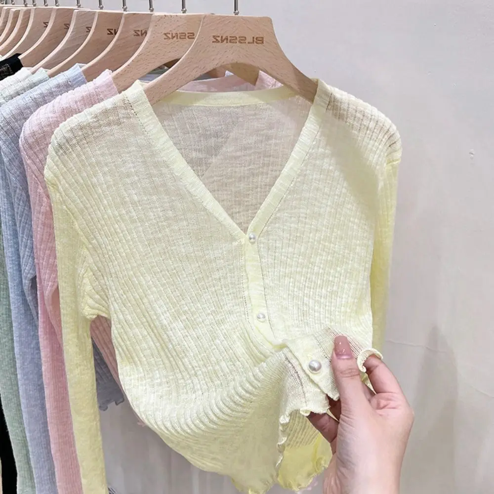 

Летнее пальто из ледяного шелка с длинными рукавами, крутой дышащий женский кардиган, пляжная солнцезащитная одежда для женщин