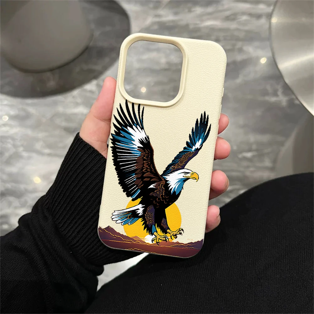 Soaring Eagle Handyhülle für iPhone 17 16 15 14 13 12 11 ProMax 16 15 14 Plus 17 16 15 14 13 12 Pro 17Air Silikon Matte Hülle – Detail 5