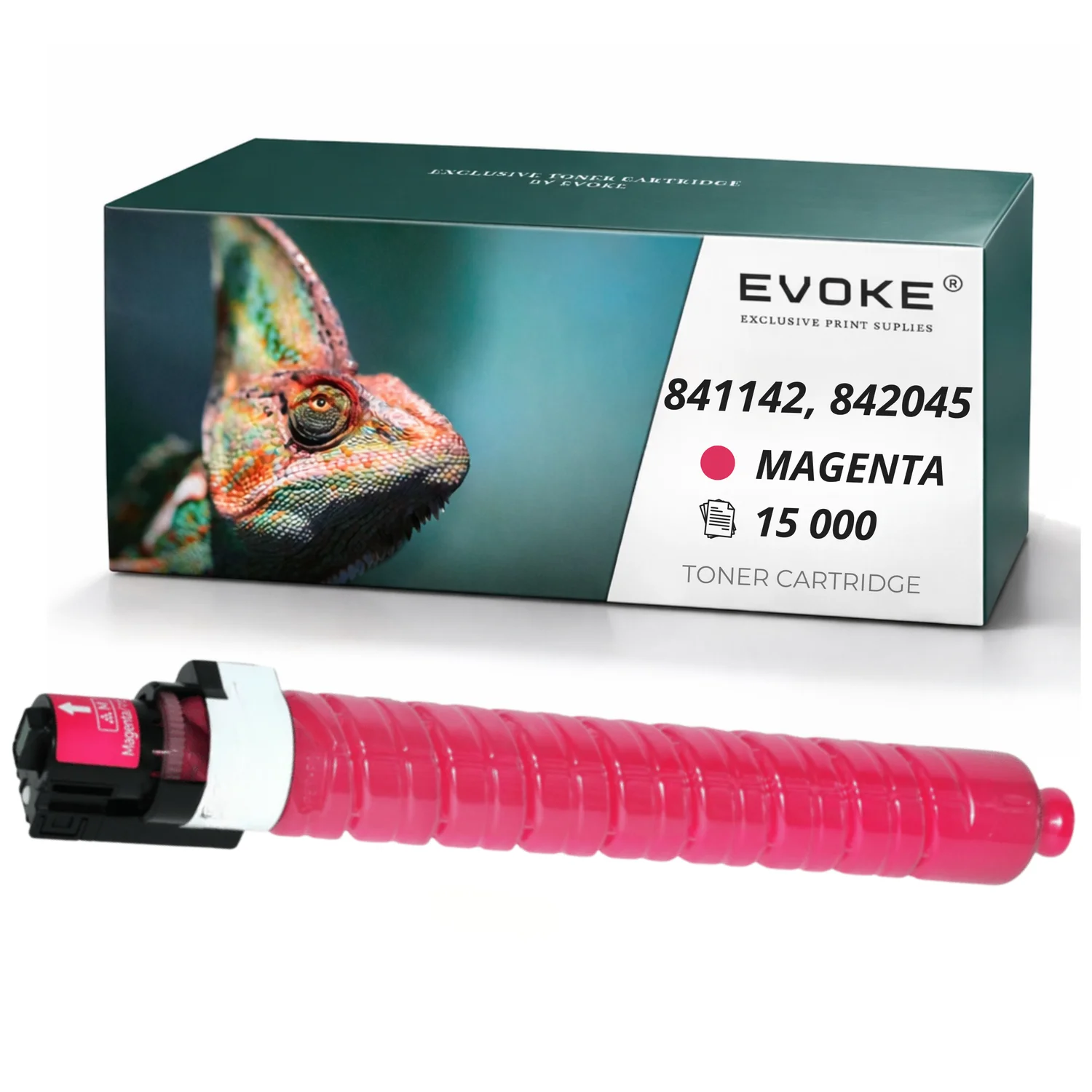 Evoke compatibele toner voor Ricoh Mpc-2800 3300m Mpc2800M Mpc3300M Mpc2800 Mpc3300 841142 842045 Magenta 15000 pagina's Aficio Mp C2800 C3300 C3001 C3501
