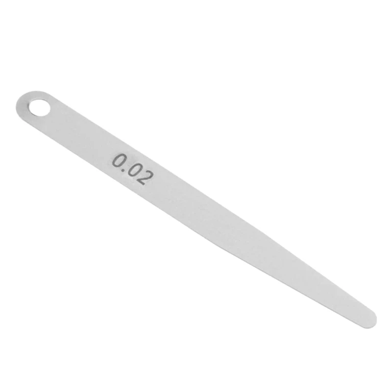 0.02mm Thickness for Gap Metric-Filler Feeler-Gauge Woodworking Measuring Probe-Gap Tool For Feeler-Gauge 5 Pack