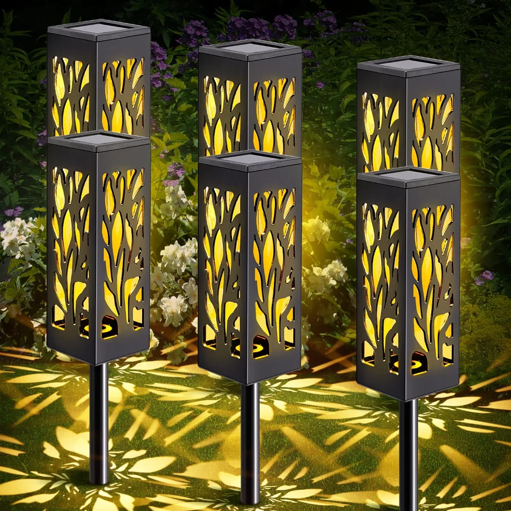 

10Pack Solar Garden Lights LED Solar Pathway Lights Outdoor IP67 Waterproof Landscape Lighting Decor Light Lawn Patio Yard