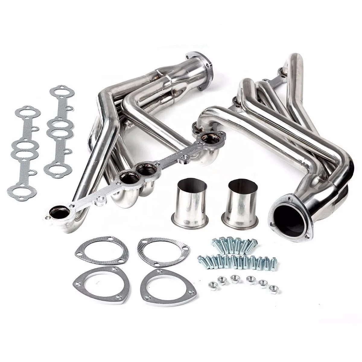 

MANIFOLD STAINLESS STEEL FLEXIBLE EXHAUST PIPE RACING PERFORMANCE HEADER for CHEVY C3 CORVETTE 5.0-5.7 SBC