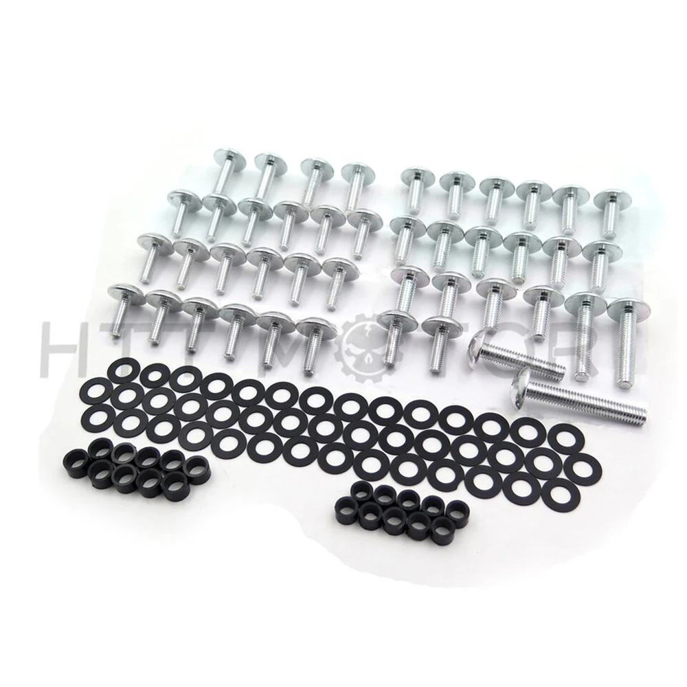 

Accessories Screws for Motorcycles for Honda CBR 600 F4 1999-2000 CBR 600 F4i 2001-2007 Aftermarket Spike Fairing Bolts Silver