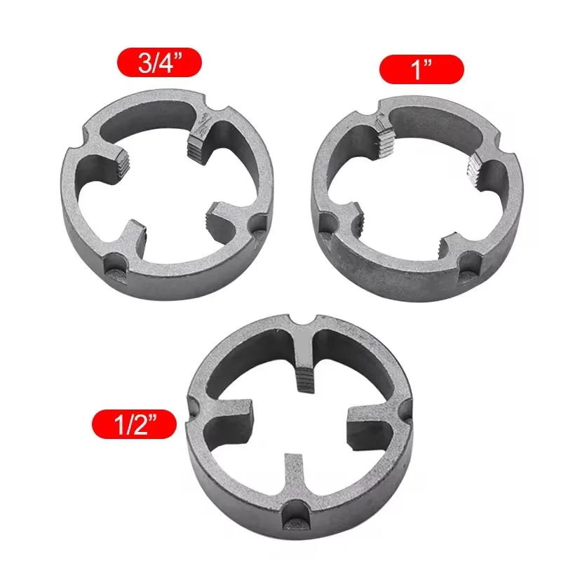 6-piece Set Of Water Pipe Die Plastic Pipe Threading Tool For Manual Quick Tapping Of 4-pin/6-pin/1-inch Pipe Die Tool