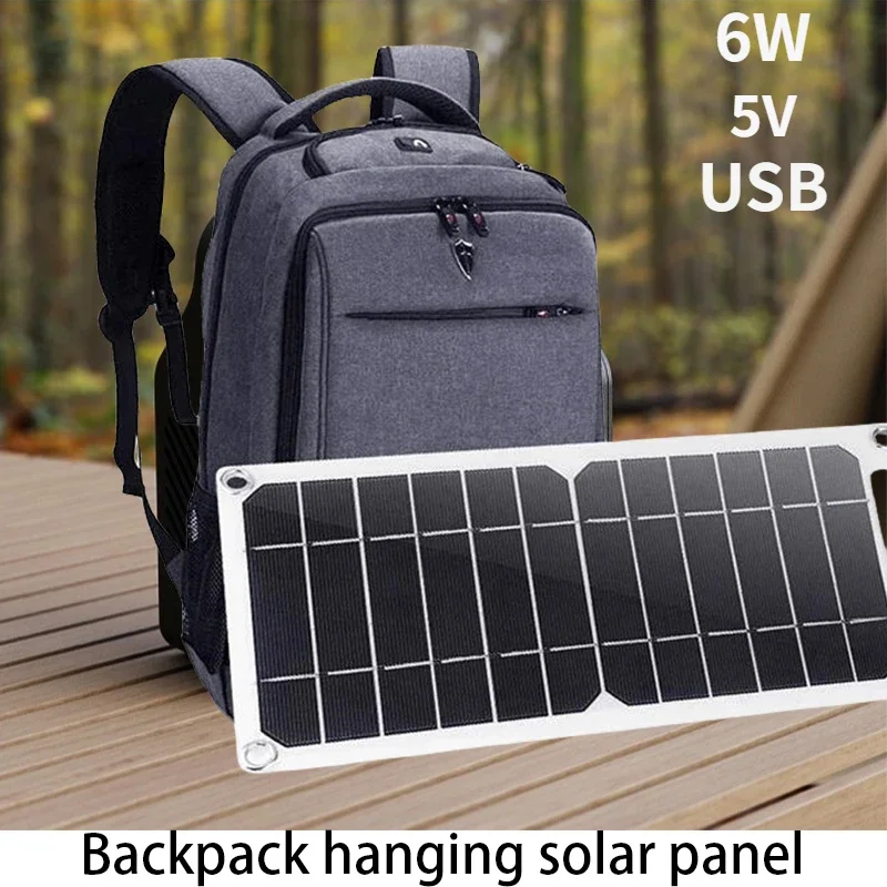 Внешний аккумулятор на солнечной батарее, 6 в, 5 В