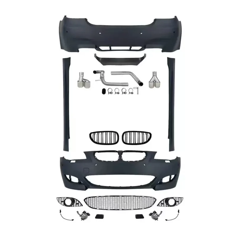 

STLF High Quality Body Kit New or Used Upgrade M5 Style Front Rear Bumper for BMWs E60 M5 5 Series 2004 2010 with Slide Skirts