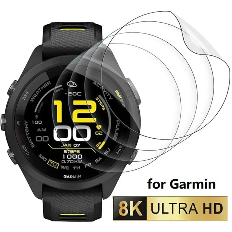 1-5 Stück Hydrogel-Folie für Garmin Fenix 8 7 7S 7X 6 6S 6X Pro HD Displayschutzfolie für Fenix 8 43/47/51mm 7S 7X Smartwatch-Folie